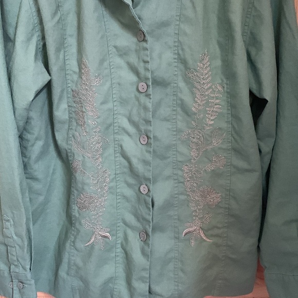 TABI INTERNATIONAL LINEN TOP - Picture 4 of 5